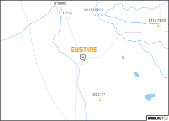 map of Gustine