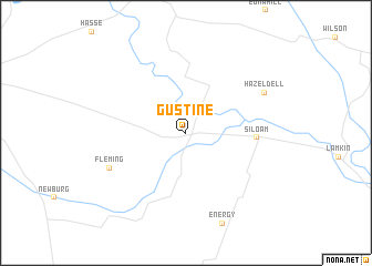 map of Gustine