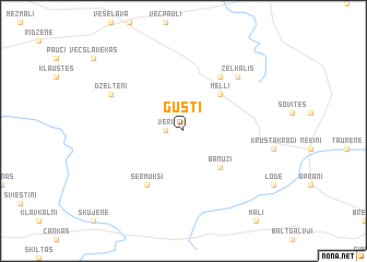 map of Gusti