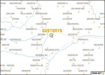 map of Gustonys