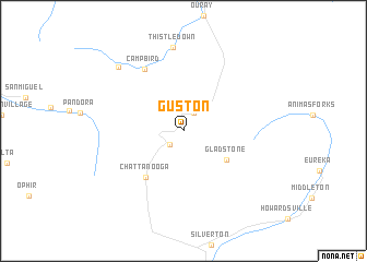 map of Guston