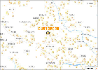 map of Gustovara
