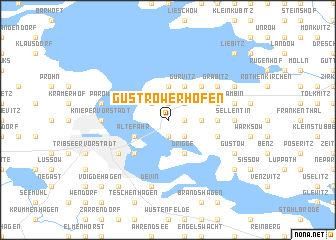 map of Güstrowerhöfen