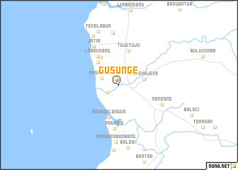 map of Gusunge