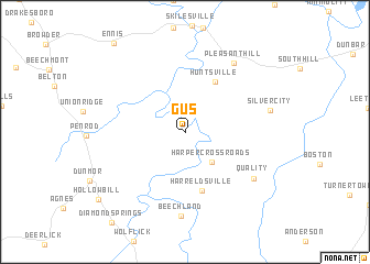 map of Gus