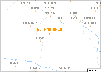 map of Guta Mikhalin