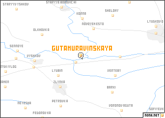 map of Guta Muravinskaya