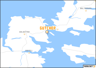 map of Gutcher
