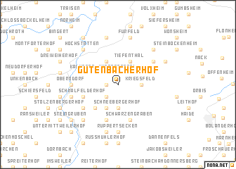 map of Gutenbacherhof