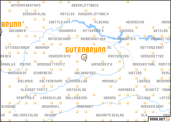 map of Gutenbrunn