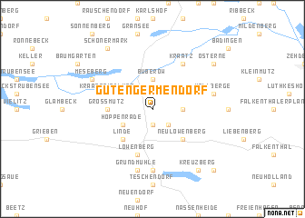 map of Gutengermendorf