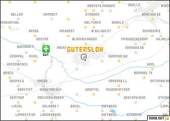 map of Gütersloh