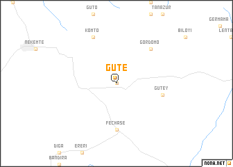 map of Gutē