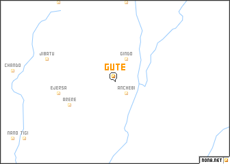 map of Gutē