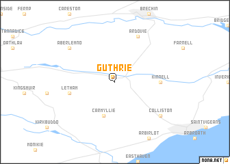map of Guthrie