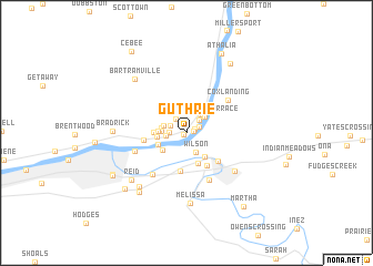 map of Guthrie