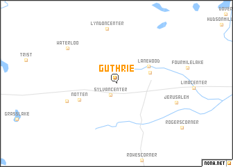 map of Guthrie