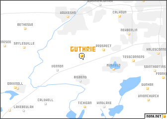 map of Guthrie