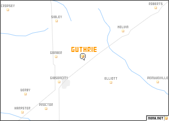 map of Guthrie