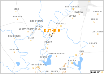 map of Guthrie