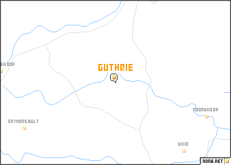 map of Guthrie