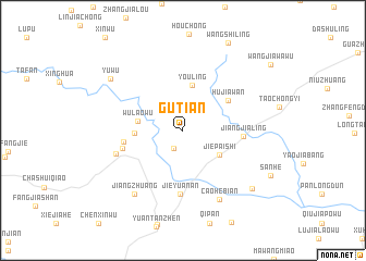 map of Gutian