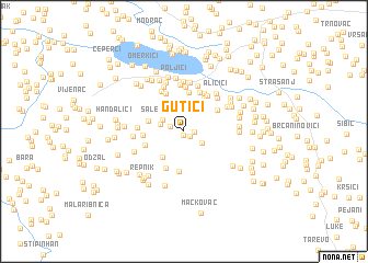map of Gutići