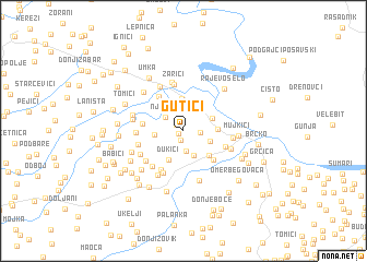 map of Gutići