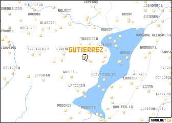 map of Gutiérrez