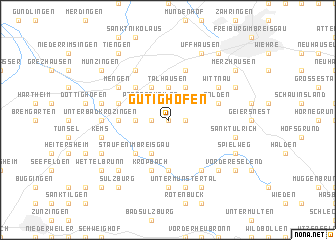 map of Gütighofen