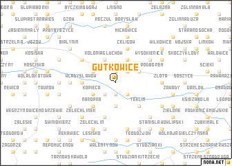 map of Gutkowice