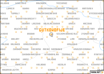 map of Gutkowo Fije