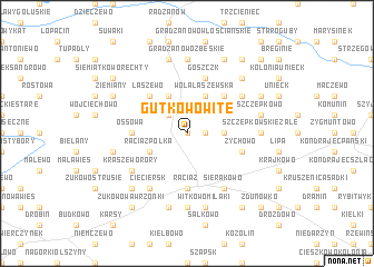 map of Gutkowo Wite
