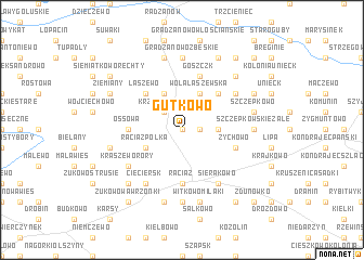 map of Gutkowo