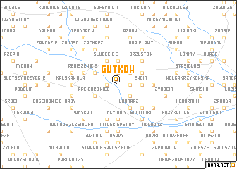 map of Gutków