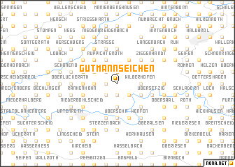 map of Gutmannseichen