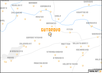 map of Gutorovo