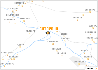 map of Gutorovo