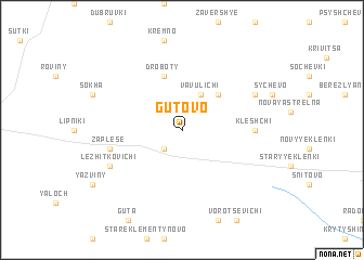 map of Gutovo
