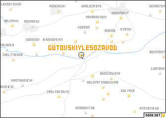 map of Gutovskiy Lesozavod