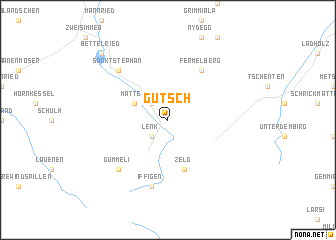 map of Gütsch