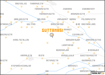 map of Gúttamási