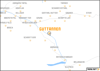 map of Guttannen