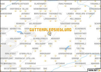 map of Guttempler-Siedlung