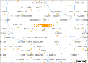 map of Güttenbach