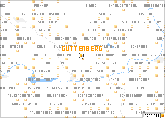 map of Güttenberg