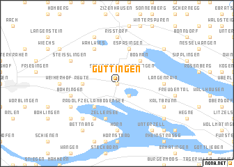 map of Güttingen