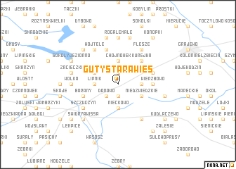 map of Guty Starawieś