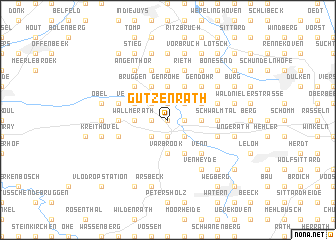 map of Gützenrath