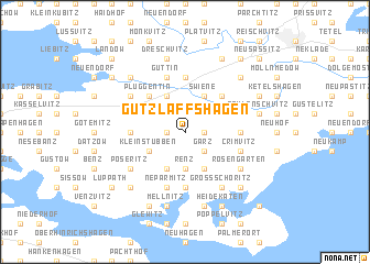 map of Gützlaffshagen